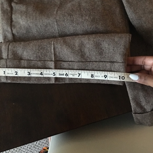 Rampage Brown wool tweed long shorts - Picture 6 of 7